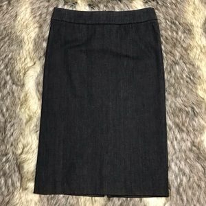 J. Crew jean skirt